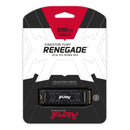Kingston Fury Renegade 500GB PCIE 4.0 NVME M.2 Internal Gaming SSD (SFYRS/500G) - DataBlitz