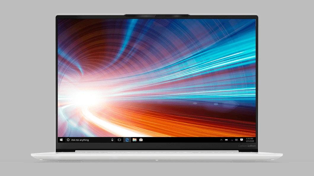 LENOVO YOGA SLIM 7 CARBON 13ITL5 82EV0007PH LAPTOP (MOON WHITE) | 13.3" QHD | i7-1165G7 | 16Gb LPDDR4 + 1TB SSD | IRIS XE | WIN10 + MS OFFICE HOME & STUDENT 2019 + LENOVO 15.6" LAPTOP CASUAL BACKPACK B210 - DataBlitz