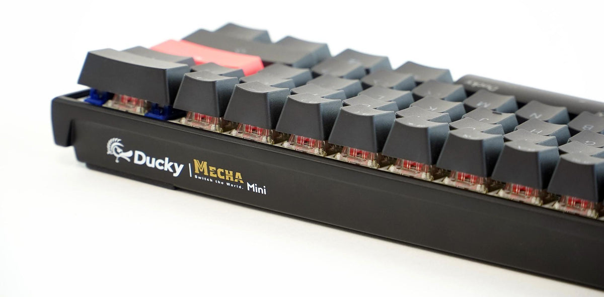 DUCKY MECHA MINI V2 MECHANICAL KEYBOARD (CHERRY MX RGB SILENT RED SWITCH) (DKME2061ST-SUSPDAAT1) - DataBlitz