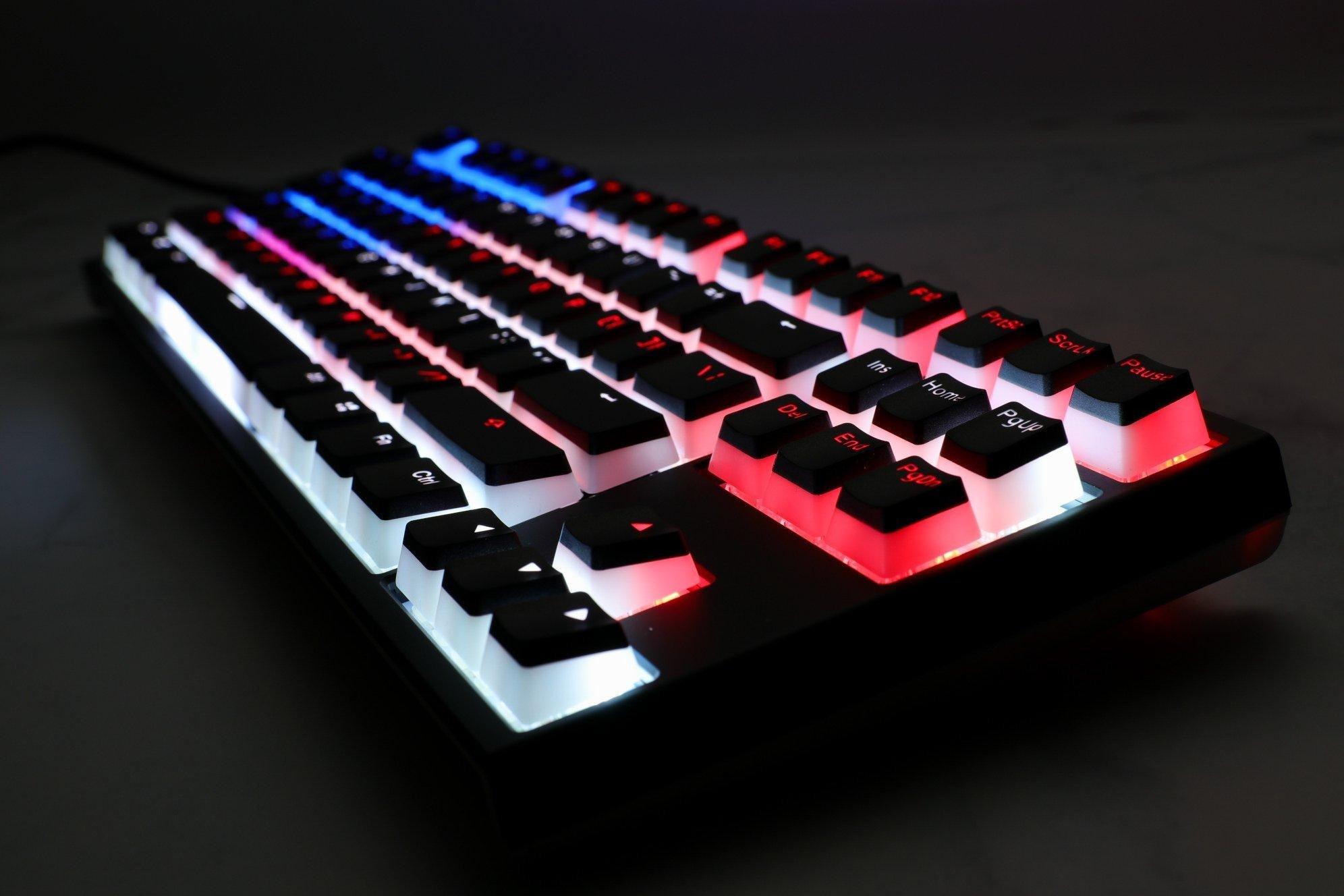 DUCKY ONE 2 RGB TKL LED DOUBLE SHOT PBT PUDDING EDITION MECHANICAL KEYBOARD (CHERRY MX RGB BROWN SWITCH) (DKON1787ST-BUSPDAZTP) - DataBlitz