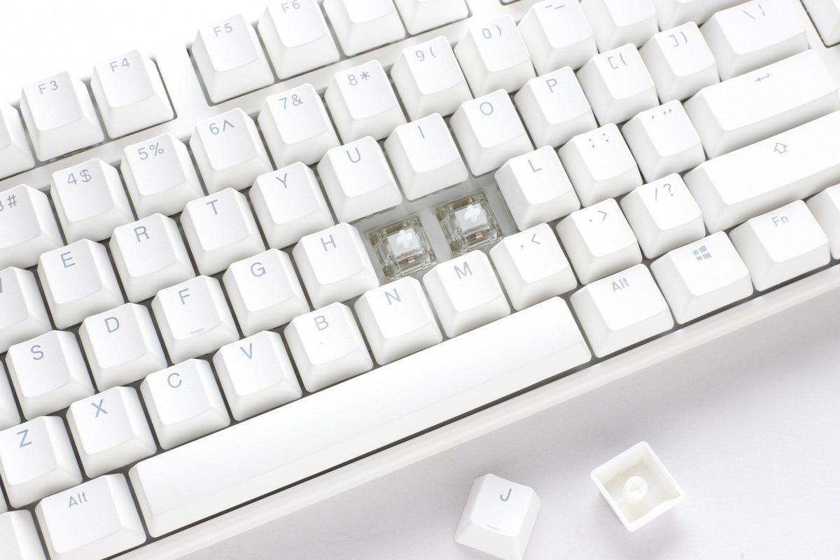 Ducky One 3 Pure White Full-Size Hotswap RGB Double Shot PBT Mechanical Keyboard (Cherry RGB Brown) (DKON2108ST-BUSPDPWWWSC1) - DataBlitz