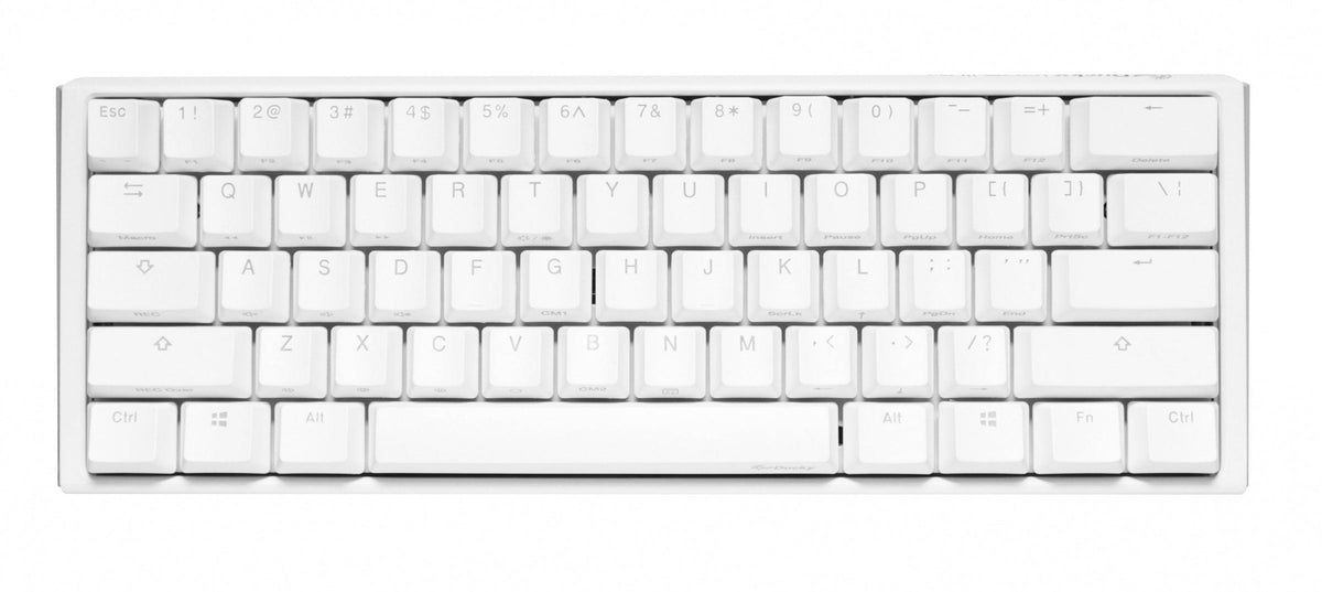 DUCKY One 3 Mini Pure White Hotswap RGB Double Shot PBT Mechanical Keyboard (Cherry RGB Brown) (DKON2161ST-BUSPDPWWWSC1) - DataBlitz