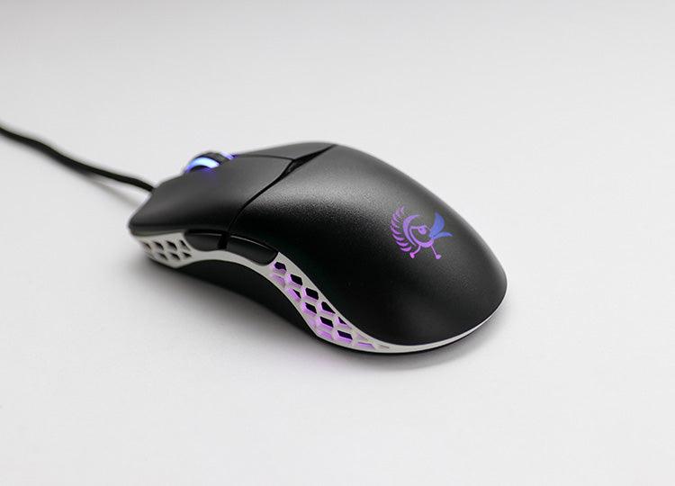 DUCKY FEATHER BLACK & WHITE EDITION GAMING MOUSE (DMFE20O-OAZPA7A) - DataBlitz