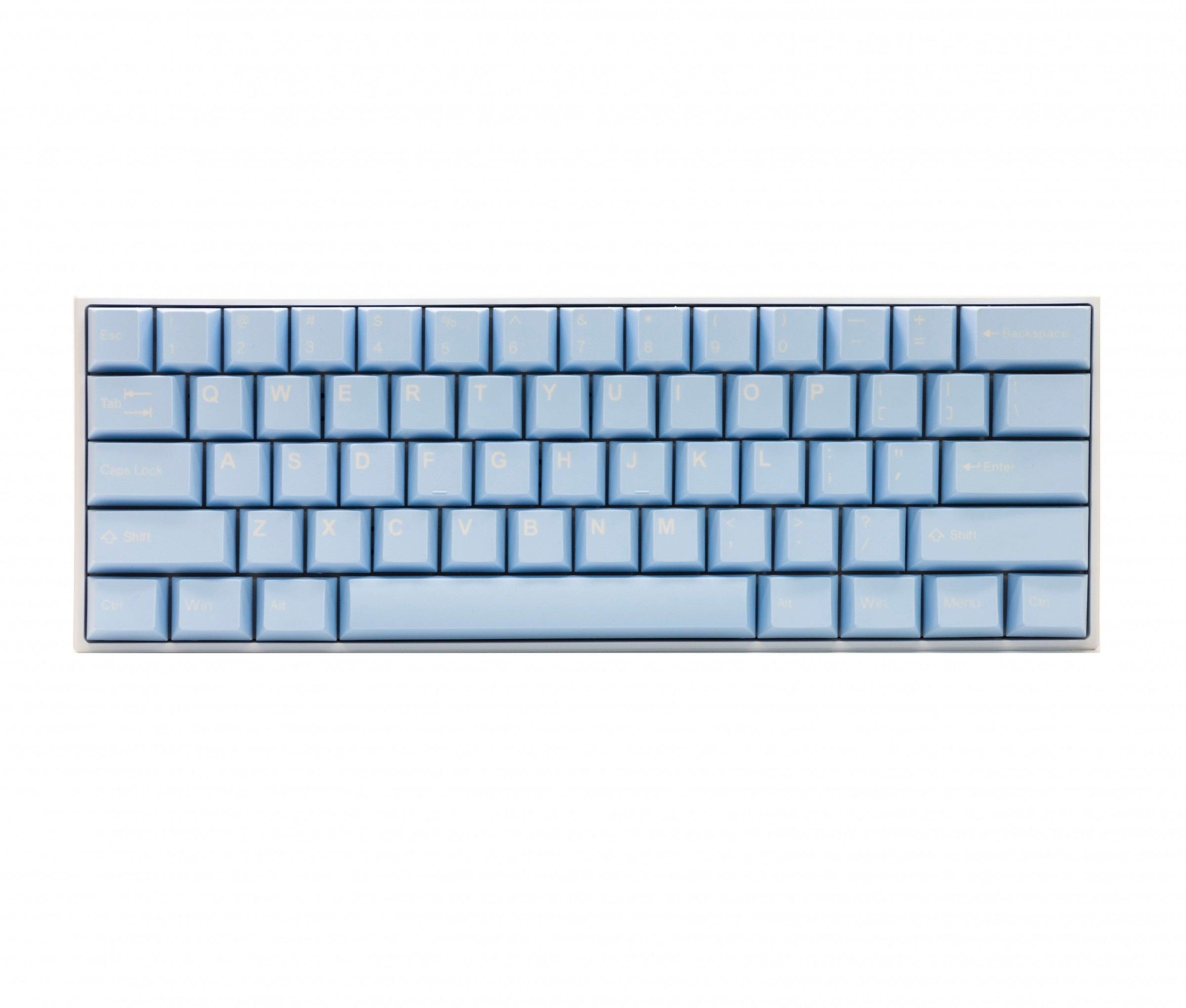 TAIHAO DOUBLE SHOT ABS-CUBIC KEYCAPS SET FOR CHERRY MX SWITCH (150-KEYS) (BLUE GLACIAL LAKE) (T01BG101) - DataBlitz