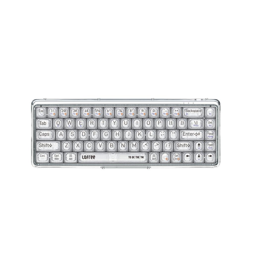 Lofree 1% Fresnel Dual-Mode Mechanical Keyboard (Clear) - DataBlitz