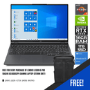 LENOVO Legion 5 Pro 16ACH6 82JS0052PH Gaming Laptop (Storm Grey) | 16” WQXGA | RYZEN 7 5800H | 16GB DDR4 | 1TB SSD | RTX 3050 | Win11 |LENOVO Legion Active Gaming Backpack - DataBlitz