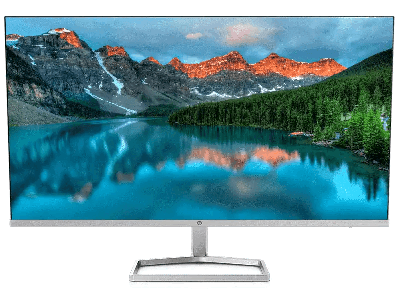 hp monitor silver