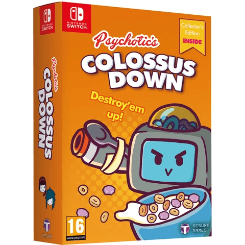 Nintendo Switch Psychotics Colossus Down Destroy Em Up Edition