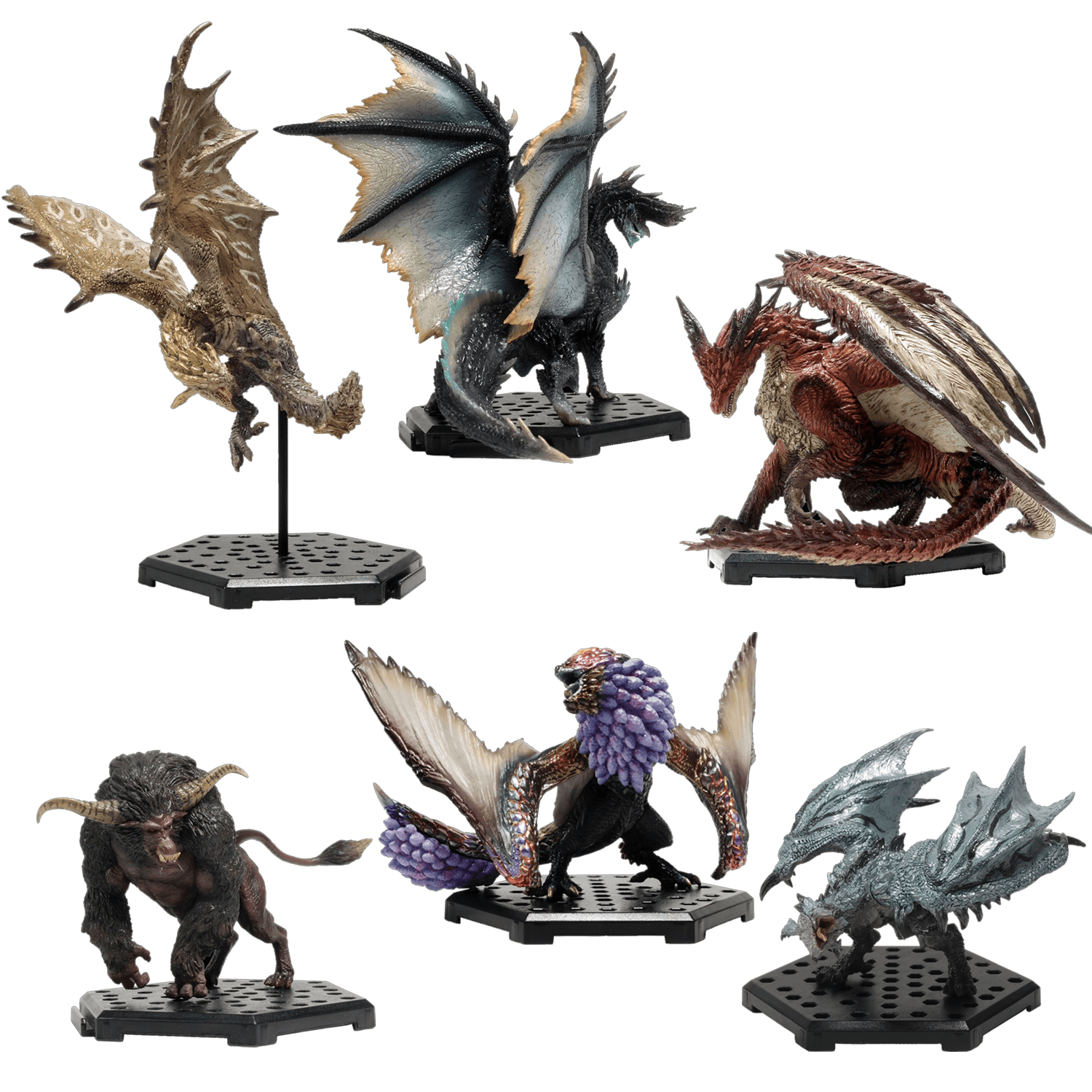 CAPCOM モンスターハンター Plus Vol.18 セット CAPCOM FIGURE BUILDER MONSTER HUNTER PLUS VOL.18 (SET OF 6 FIGURES)