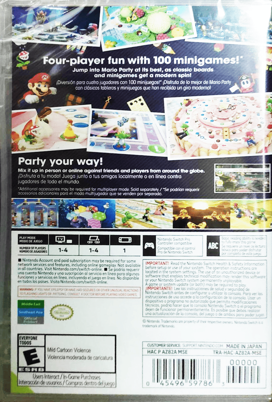 Nintendo Switch Mario Party Superstars