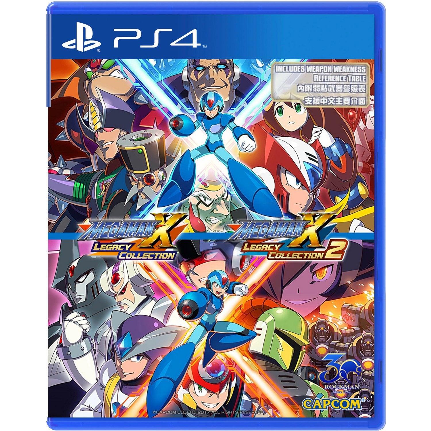 PS4 MEGA MAN X LEGACY COLLECTION 1+2 REG.3 - DataBlitz