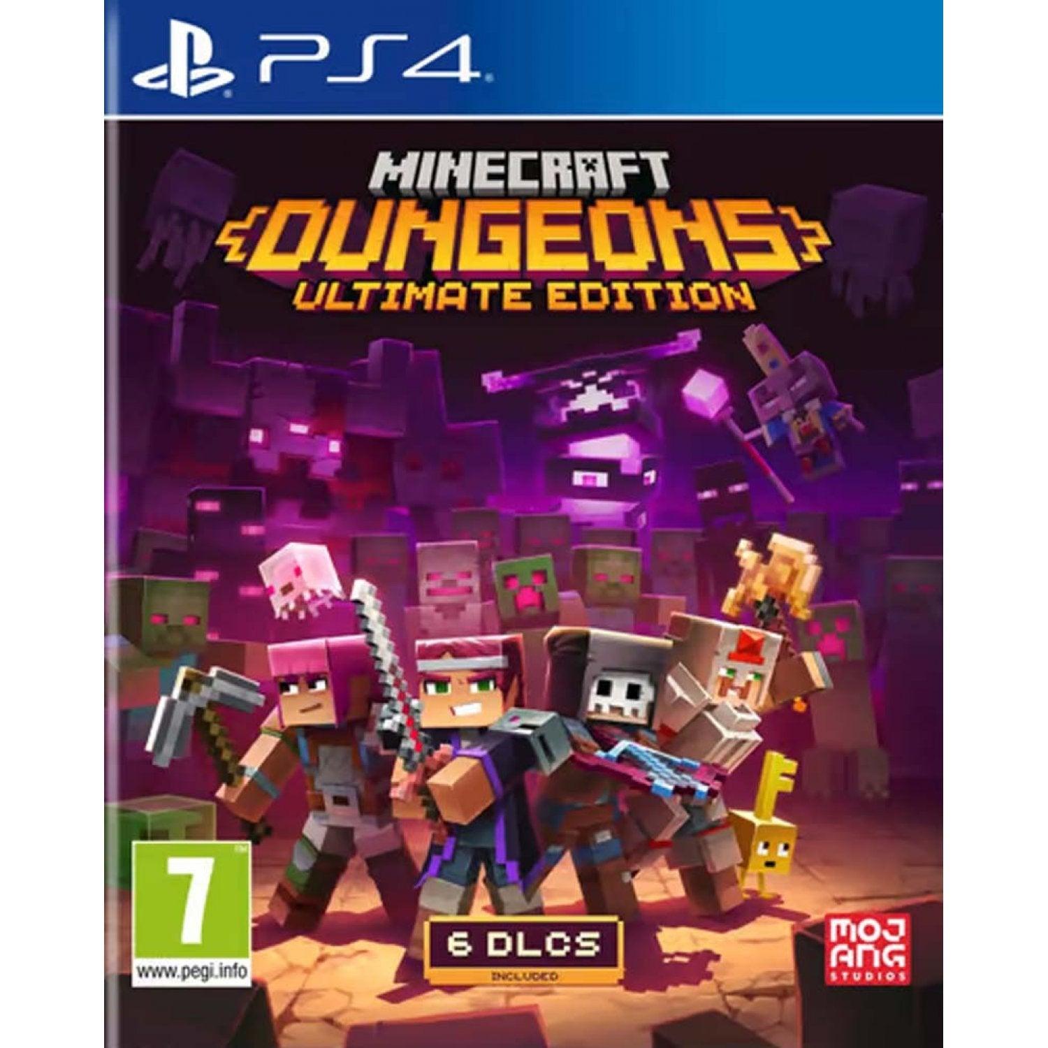 PS4 MINECRAFT DUNGEONS ULTIMATE EDITION REG.2 - DataBlitz