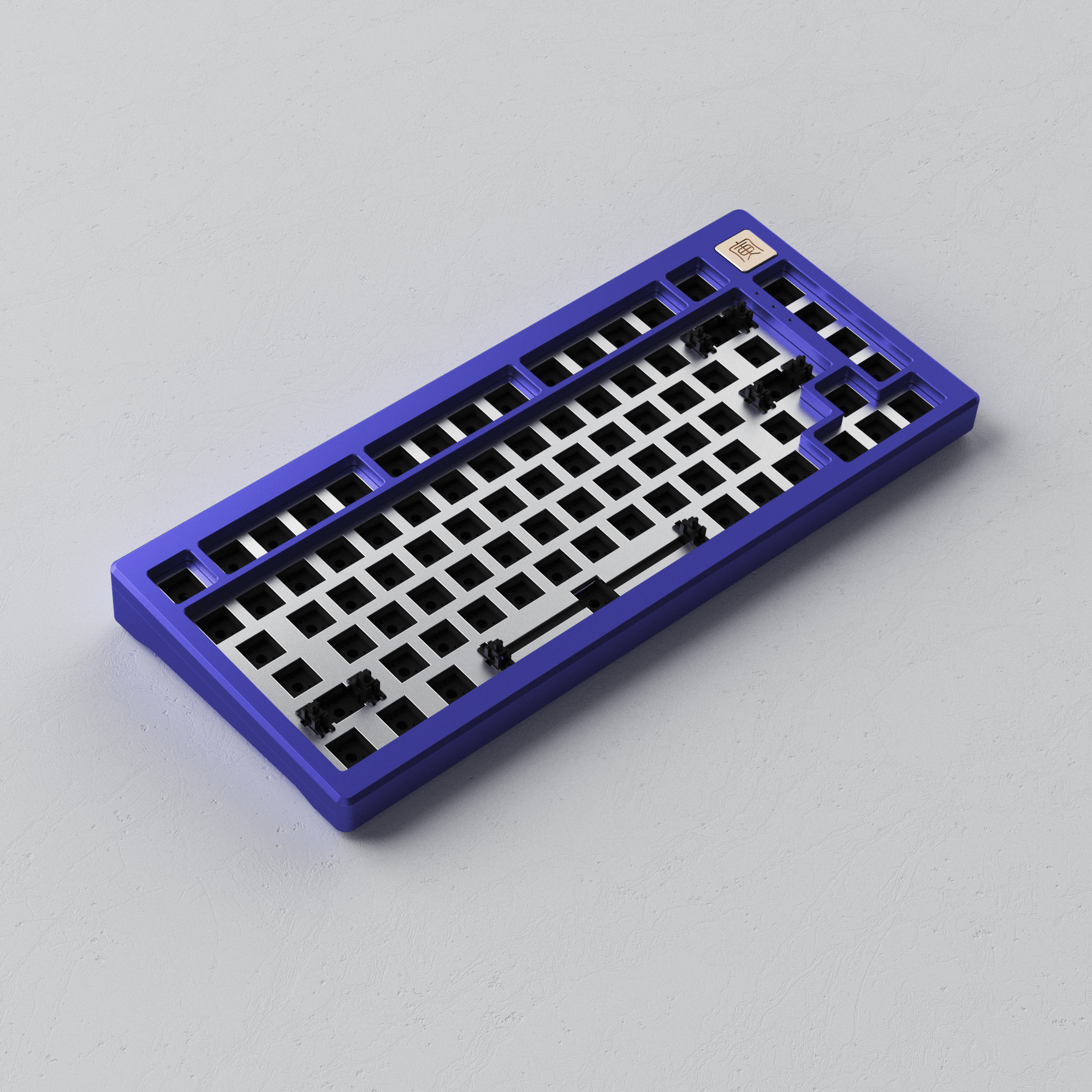AKKO MOD006 RGB Hot-Swappable Mechanical Keyboard DIY Kit With Gasket Mount Structure (Periwinkle Very Peri) - DataBlitz