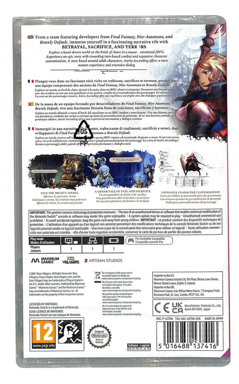 Nintendo Switch Astria Ascending (EU)