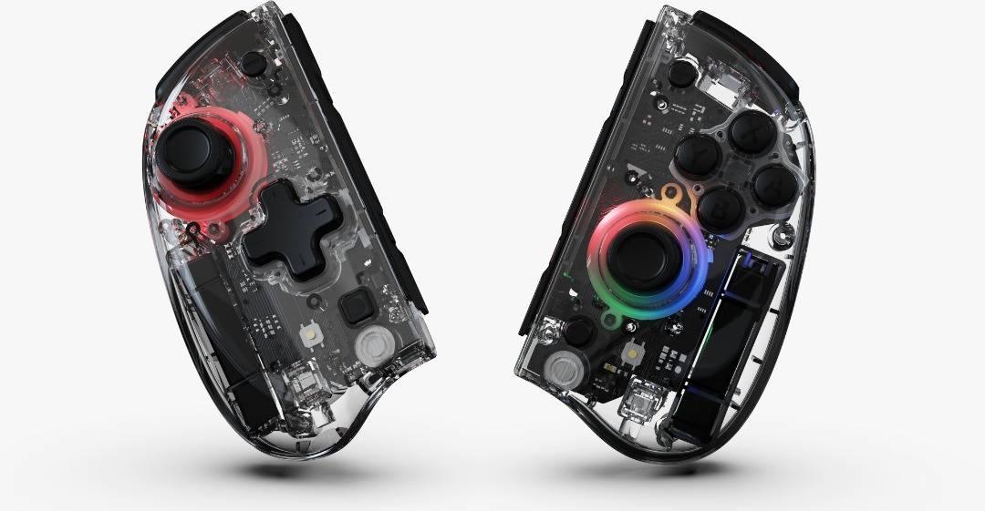 NSW Omelet Gaming Wireless Joy-Con Controller Compatible With N-Switch/N-Switch Lite/N-Switch Oled (Transparent) - DataBlitz