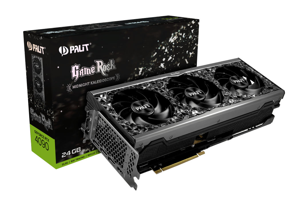 PALIT GeForce RTX 4090 Gamerock 24GB GDDR6X Graphics Card (Midnight Kaleidoscope) - DataBlitz
