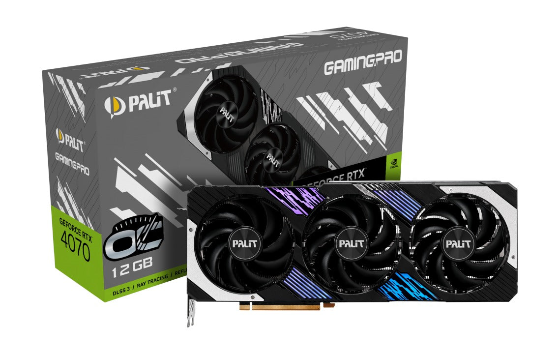 Palit Geforce RTX 4070 Gamingpro OC 12GB GDDR6X Graphics Card