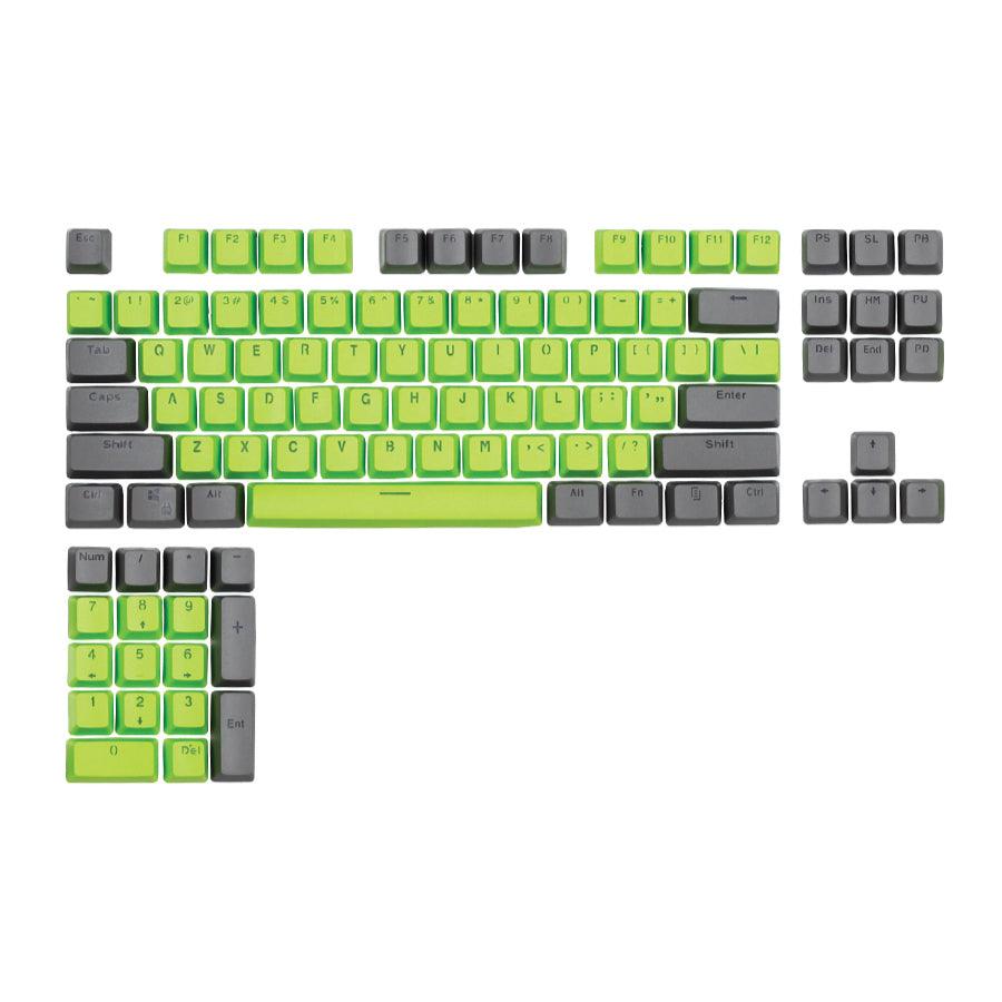 104 Doubleshot OEM PBT Keycaps (Grayish Green) - DataBlitz