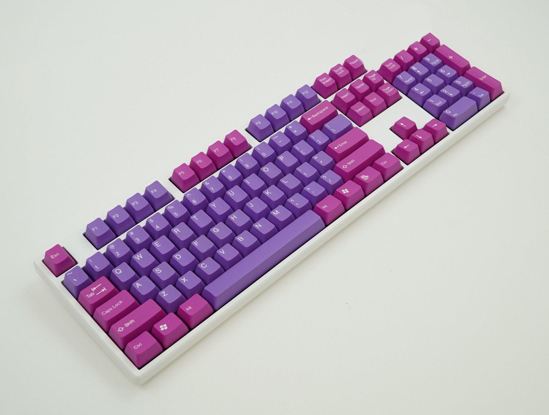 TAIHAO DOUBLE SHOT ABS KEYCAPS SET FOR CHERRY MX SWITCH (104-KEYS) (PURPLE MYSTERY) (C01PP202) - DataBlitz