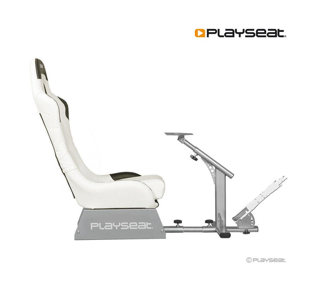 PLAYSEAT EVOLUTION WHITE VINYL/SILVER FRAME FOR PS2/PS3/360/WII/MAC/PC (REM.00006) - DataBlitz