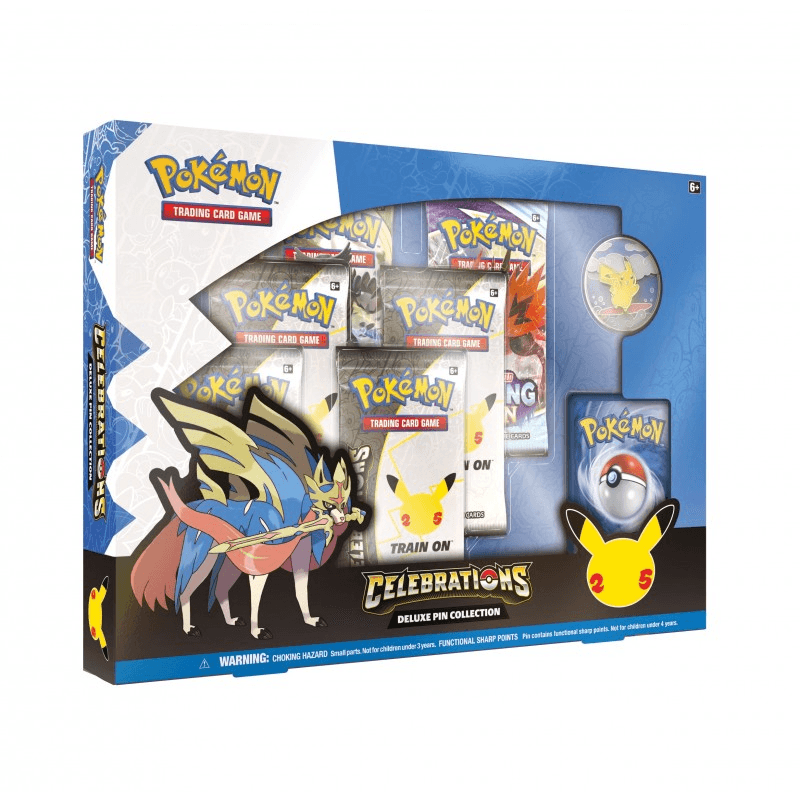 POKEMON TRADING CARD GAME 25TH ANNIVERSARY CELEBRATIONS DELUXE PIN COLLECTION (290-80942) - DataBlitz
