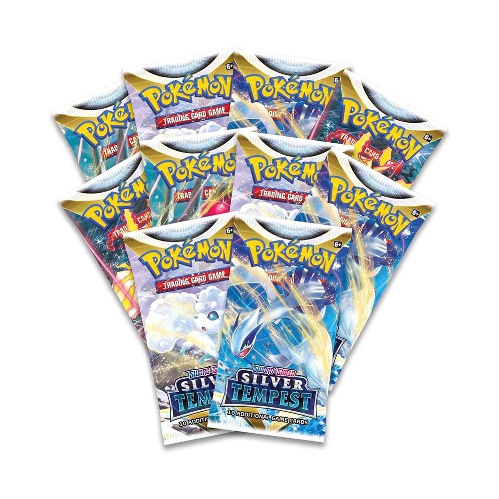 Pokemon Trading Card Game SS12 Sword & Shield Silver Tempest Elite Trainer Box (183-85107) - DataBlitz