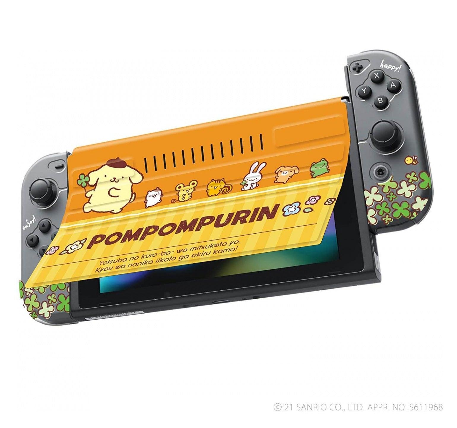 KEYS FACTORY NSW COVER TPU SET POMPOMPURIN FOR NINTENDO SWITCH (CKT-001-2) - DataBlitz