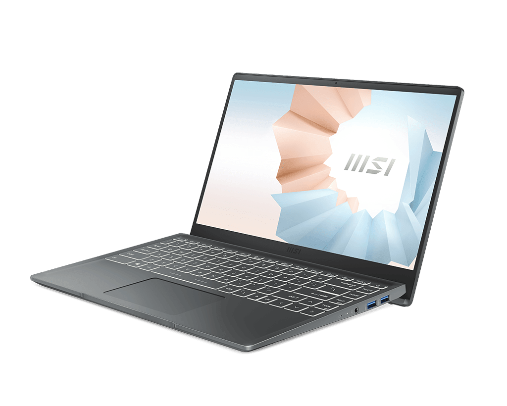 MSI MODERN 14 B5M-040PH PREMIUM ULTRABOOK (CARBON GRAY) | 14" FHD | RYZEN 7 5700U | 8GB DDR4 | 512GB SSD | AMD RADEON | WIN10 - DataBlitz