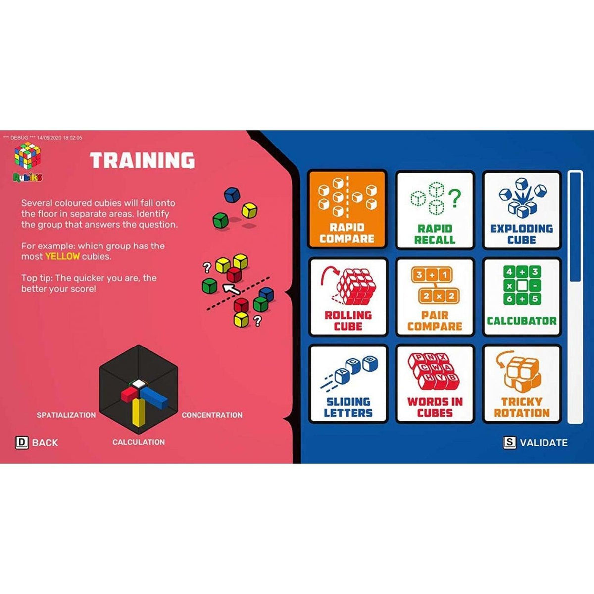 Nintendo Switch Professor Rubiks Brain Fitness