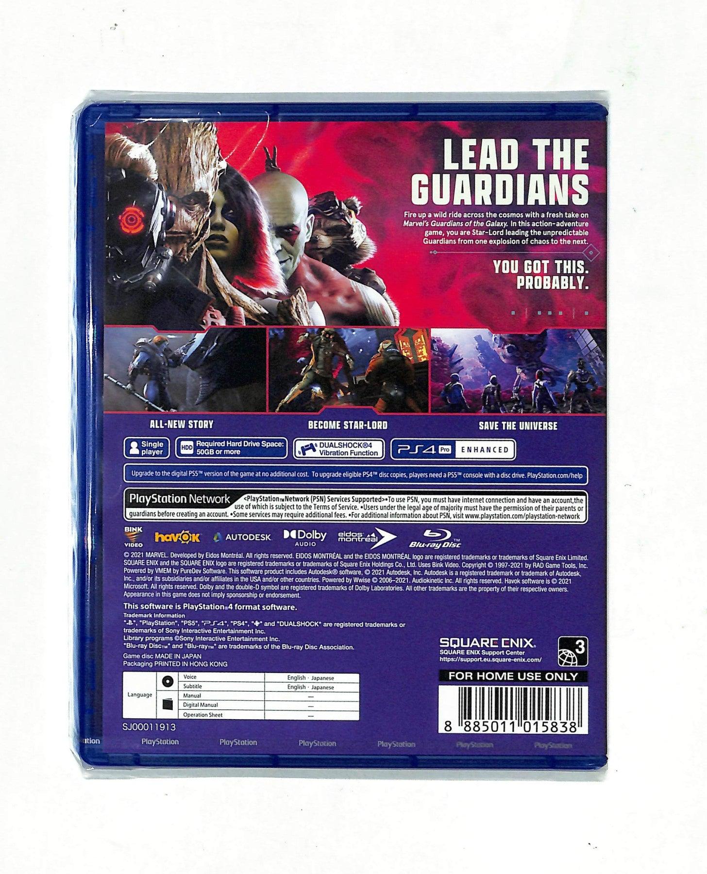 PS4 MARVEL GUARDIANS OF THE GALAXY REG.3 - DataBlitz