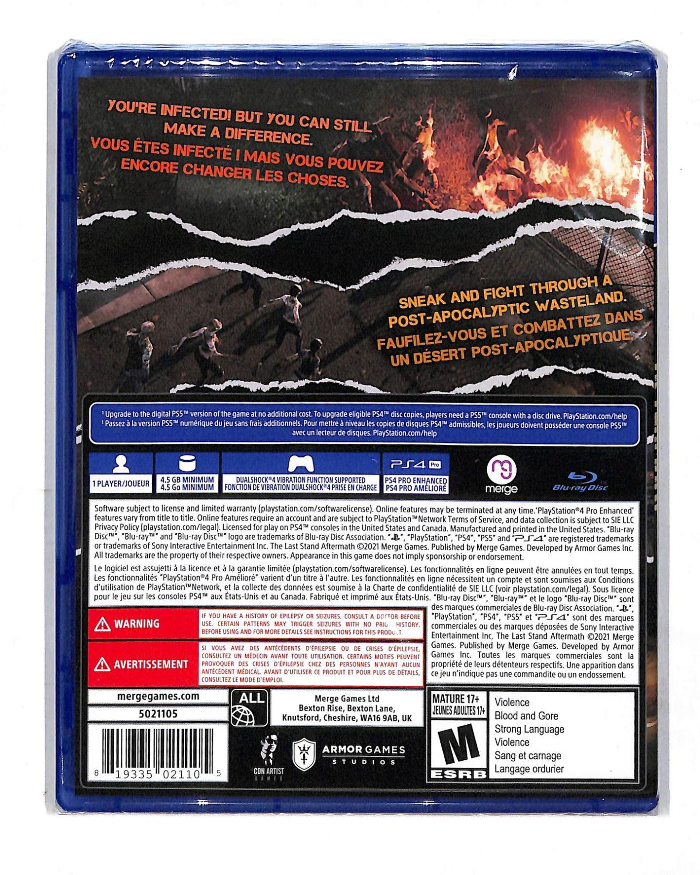 PS4 THE LAST STAND AFTERMATH ALL (US) (ENG/FR) - DataBlitz