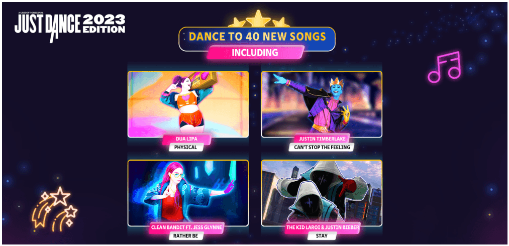 Nintendo Switch Just Dance 2023 Code In The Box