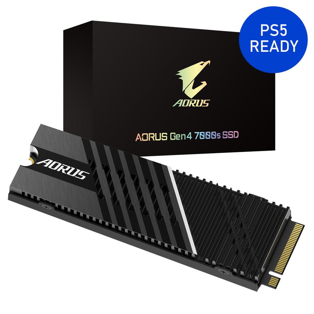 GIGABYTE AORUS GEN4 7000S 1TB SSD (GP-AG70S1TB) (PS5 READY) - DataBlitz