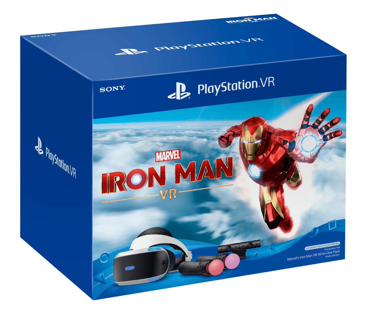 PS4 PLAYSTATION VR MARVEL IRON MAN ALL IN ONE PACK COMPATIBLE WITH PS5 REG.3 (CUH-ZVR2 HS) - DataBlitz
