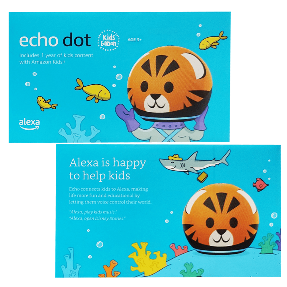 AMAZON ECHO DOT 4TH GEN KIDS EDITION (TIGER) - DataBlitz