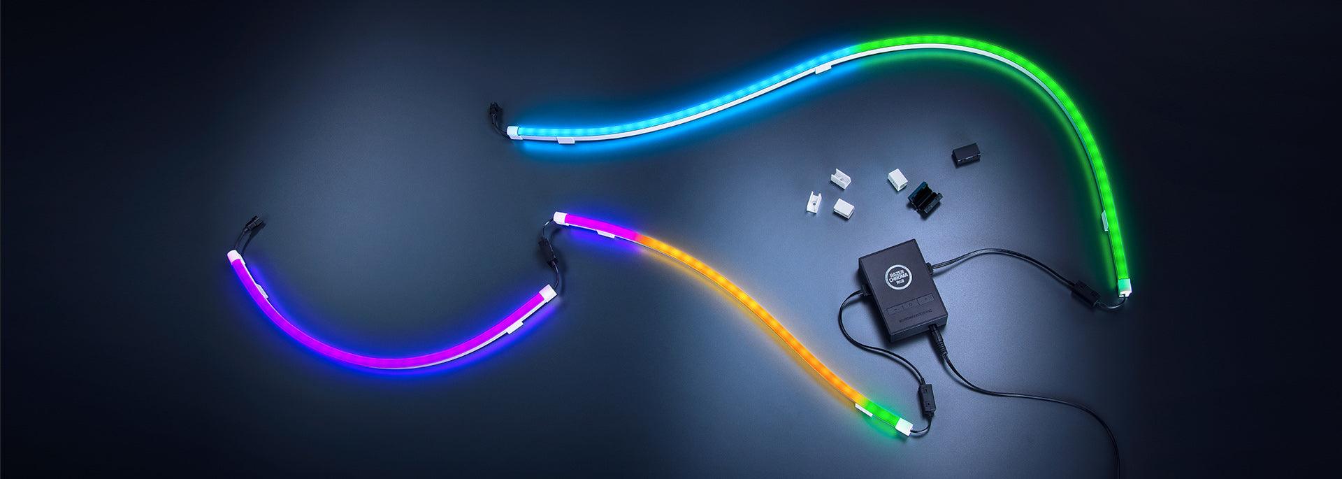 RAZER CHROMA LIGHT STRIP SET WIRELESS ARGB DEVICE FOR ADVANCED LIGHTING CUSTOMIZATION - DataBlitz