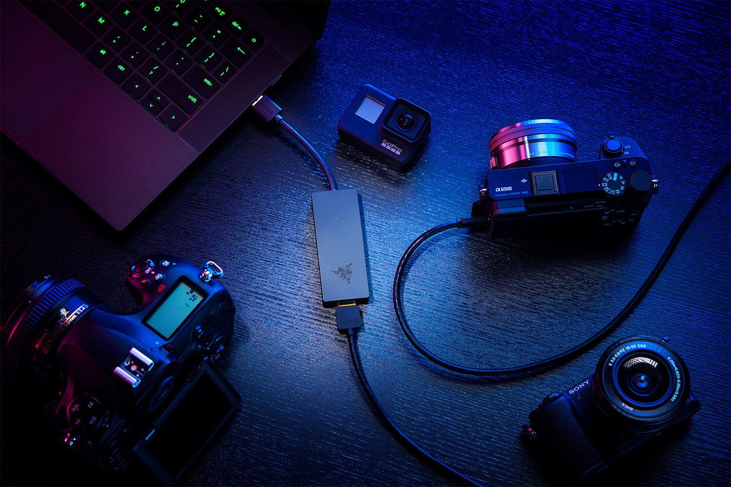 RAZER RIPSAW X USB CAPTURE CARD WITH CAMERA CONNECTION FOR FULL 4K STREAMING - DataBlitz