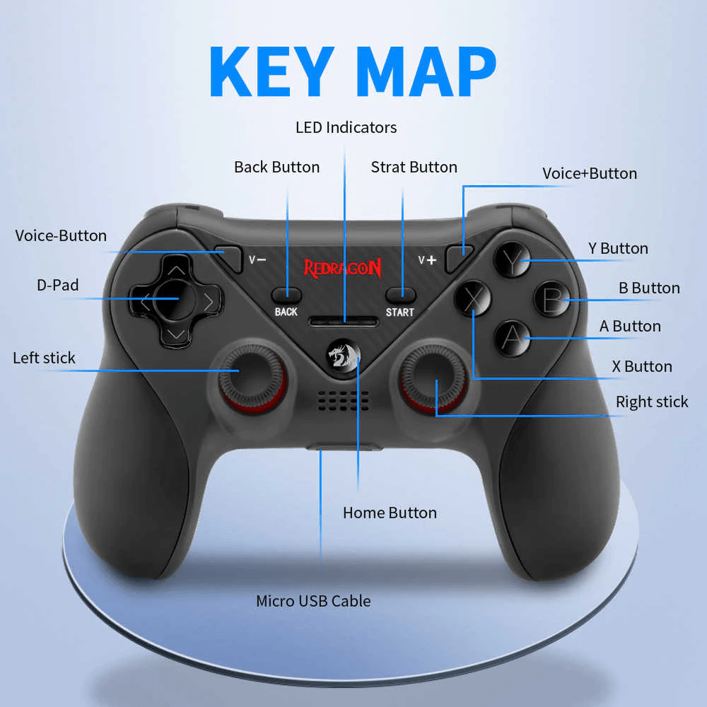 REDRAGON CERES BLUETOOTH GAMEPAD (G812) - DataBlitz