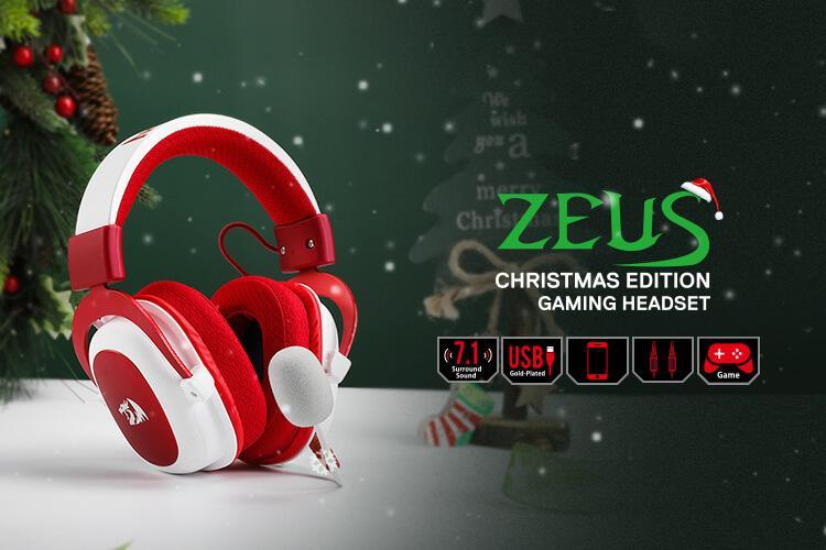 REDRAGON ZEUS2 CHRISTMAS EDITION GAMING HEADSET H510-XMAS - DataBlitz