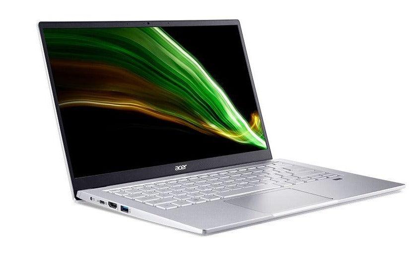 ACER Swift 3 SF314-43-R4CP Laptop (Pure Silver) | 14" FHD | Ryzen 5 5500U | 8GB DDR4 | 512 GB SSD | AMD RADEON | WIN10 MS Office Home & Studen with Free Acer Entry Run Rate Backpack - DataBlitz