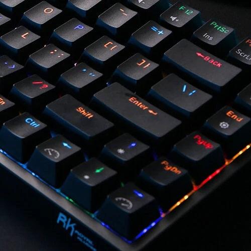 ROYAL KLUDGE RK84 TRI-MODE RGB 84 KEYS HOT SWAPPABLE MECHANICAL KEYBOARD BLACK (BLUE SWITCH) - DataBlitz