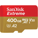 Sandisk Extreme 400GB UHS-1 160MB/S Microsd Card (SDSQXA1-400G-GN6MN) - DataBlitz