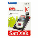 SANDISK ULTRA MICROSDXC UHS-1 CARD CLASS 10 A1 (120MB/S) 64GB - DataBlitz