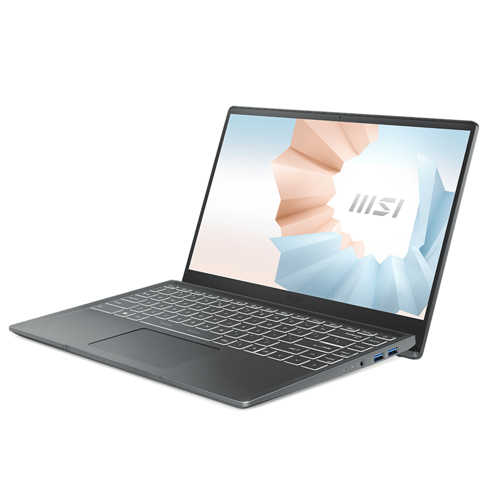 MSI MODERN 14 B5M-206PH PREMIUM ULTRABOOK (CARBON GRAY) | 14" FHD |RYZEN 7 5700U | 8GB DDR4 | 512GB SSD | RADEON RX VEGA 8 | WIN11 + MSI SLEEVE BAG - DataBlitz