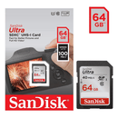 SANDISK ULTRA SDXC UHS-I 64GB CLASS 10 - DataBlitz