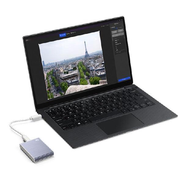 Seagate One Touch 1TB Portable External SSD (Blue) - DataBlitz