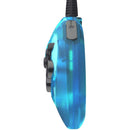 RETRO-BIT SEGA GENESIS 8 BUTTON ARCADE PAD WITH USB (PC/MAC/STEAM/SWITCH) (CLEAR BLUE) - DataBlitz