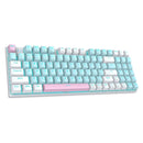 E-YOOSO Z-19 Single Light 94 Keys Hot Swappable Mechanical Keyboard Blue/White (Red Switch) - DataBlitz