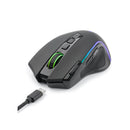 E-Yooso X-11 RGB Ergonomic Wireless Gaming Mouse (Black) - DataBlitz
