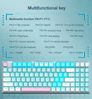 E-YOOSO Z-19 Single Light 94 Keys Hot Swappable Mechanical Keyboard Blue/White (Red Switch) - DataBlitz